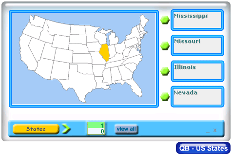 United States Map Game